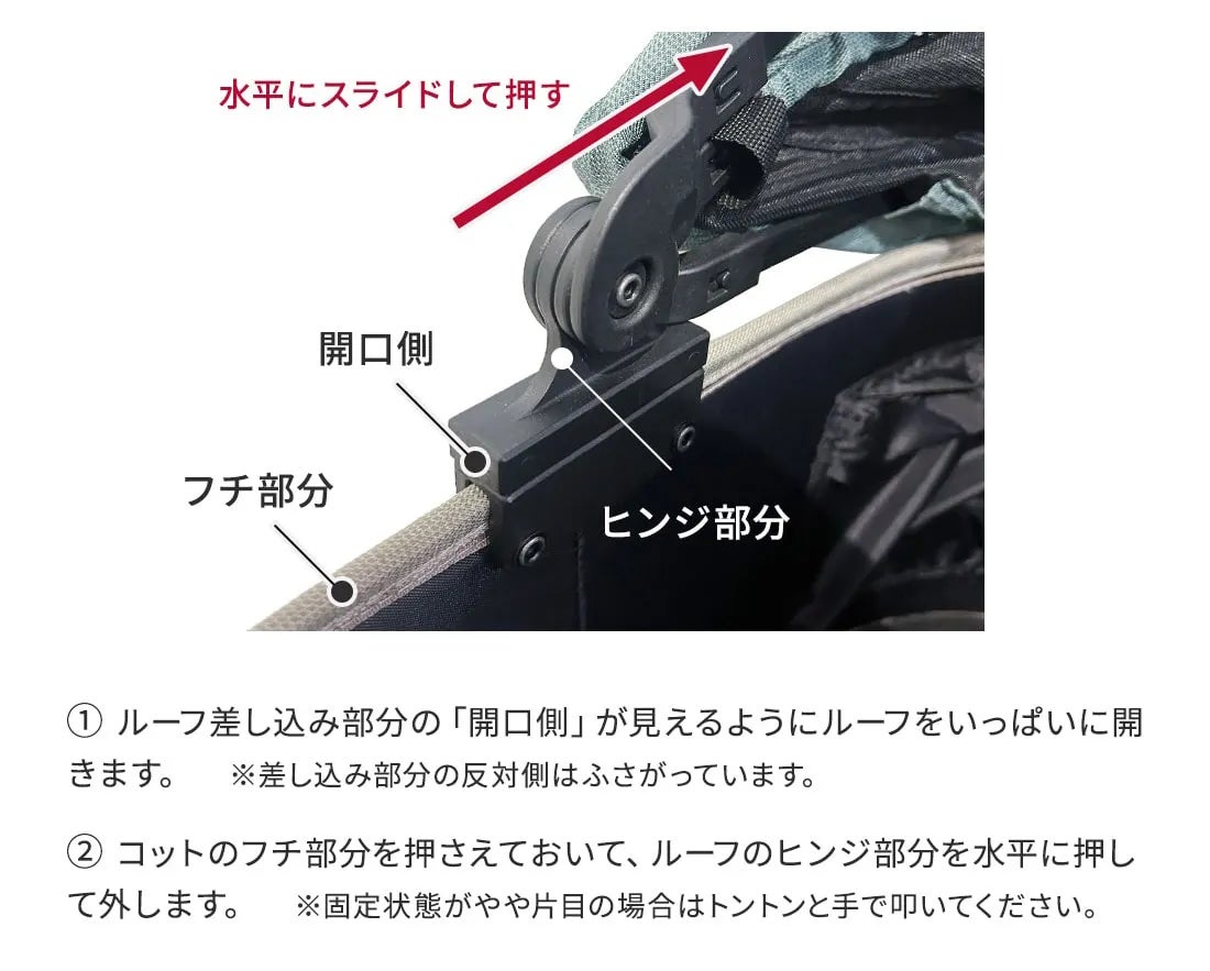 ルーフの取り外し方画像