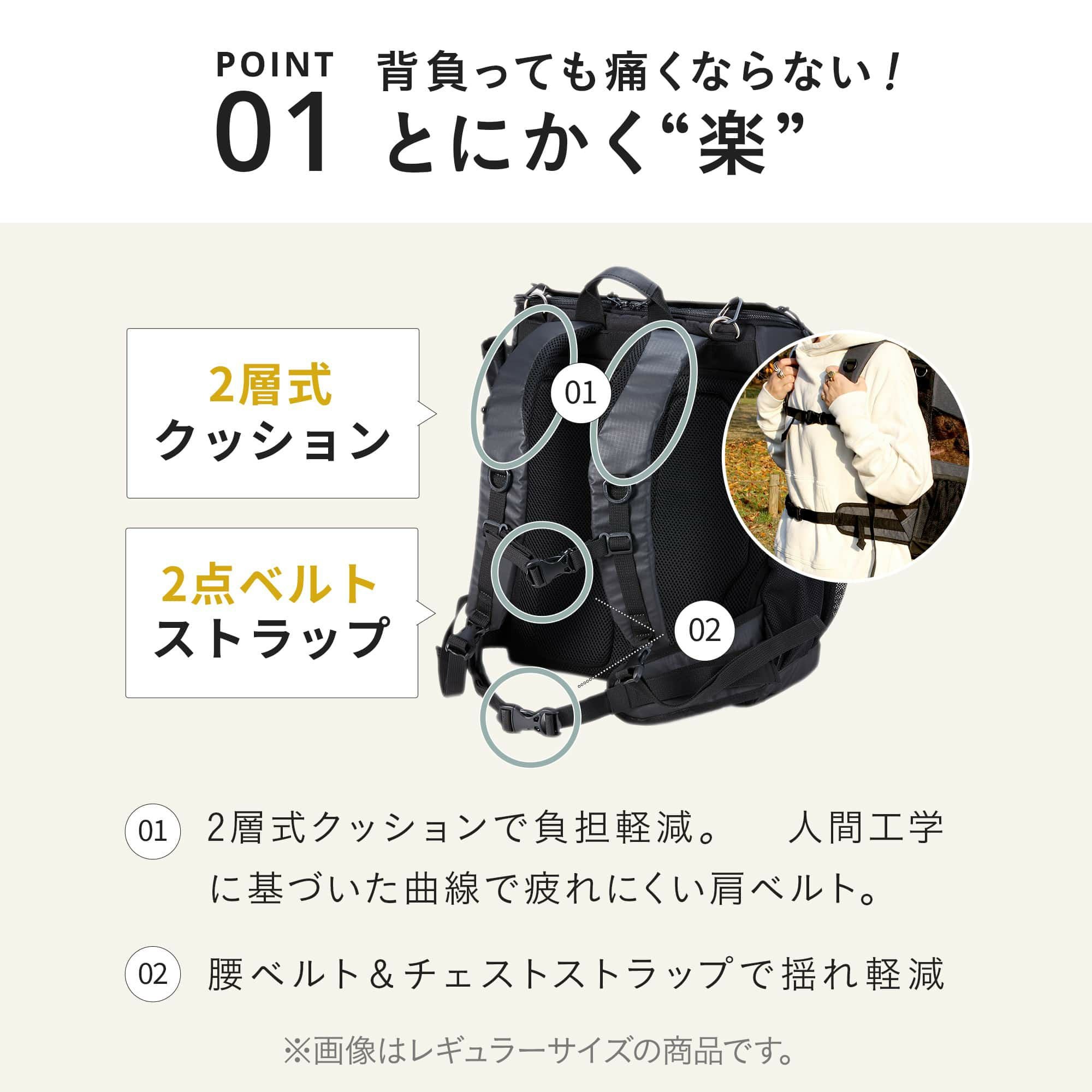 エアバギー 3ウェイバックパックキャリー [ワイドサイズ] | エアバギー