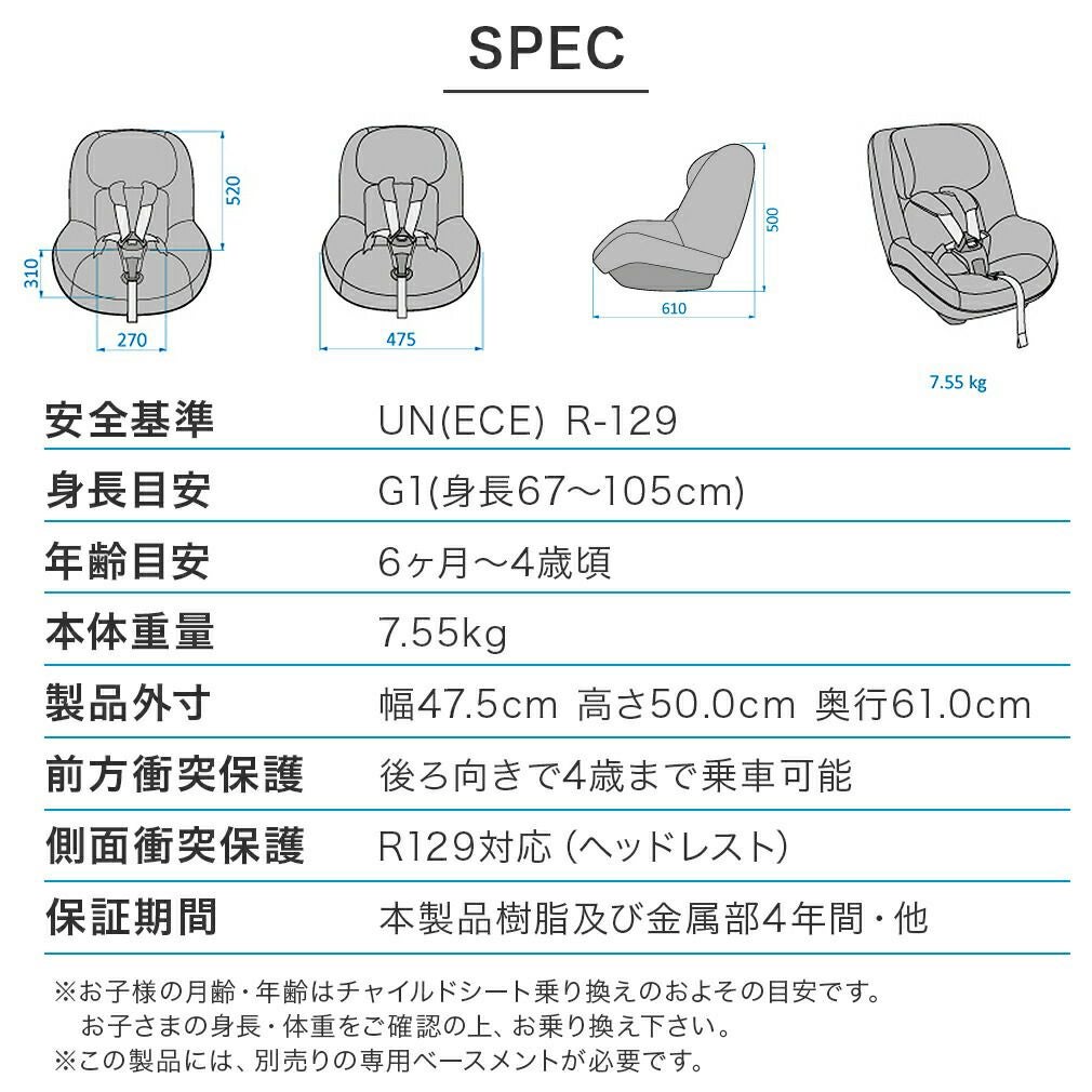 マキシコシ パールプロ2 アイサイズ | エアバギー公式オンラインストア