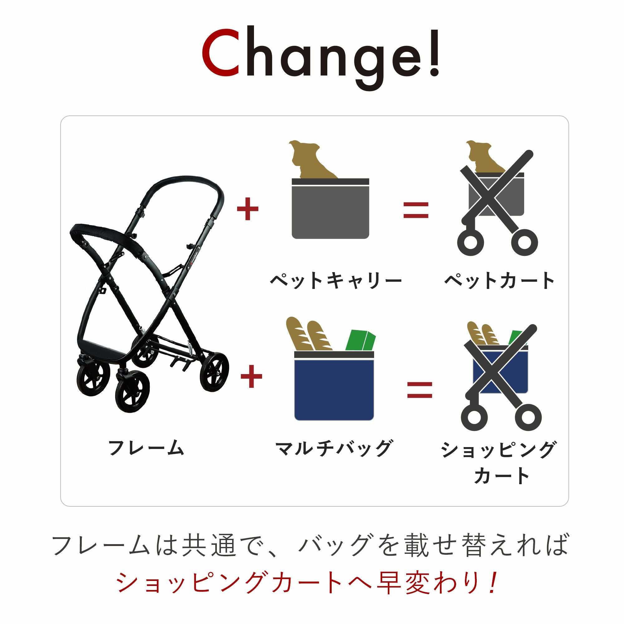 ゴーウォーカー ペットカート ブラックフレーム | エアバギー公式