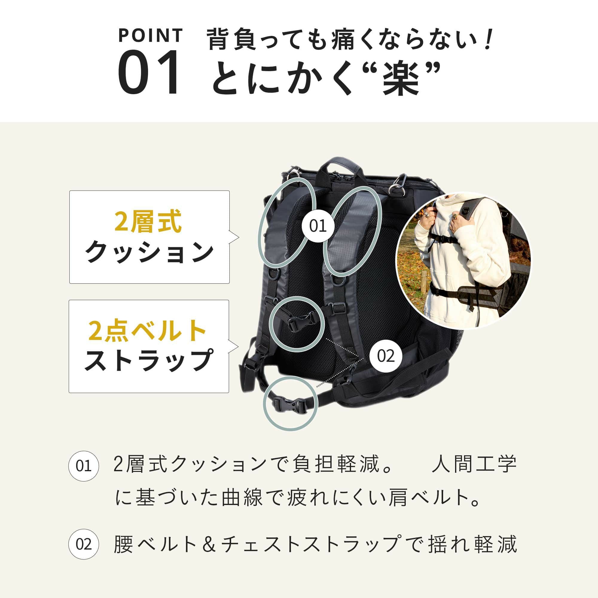エアバギー 3ウェイバックパックキャリー [レギュラーサイズ