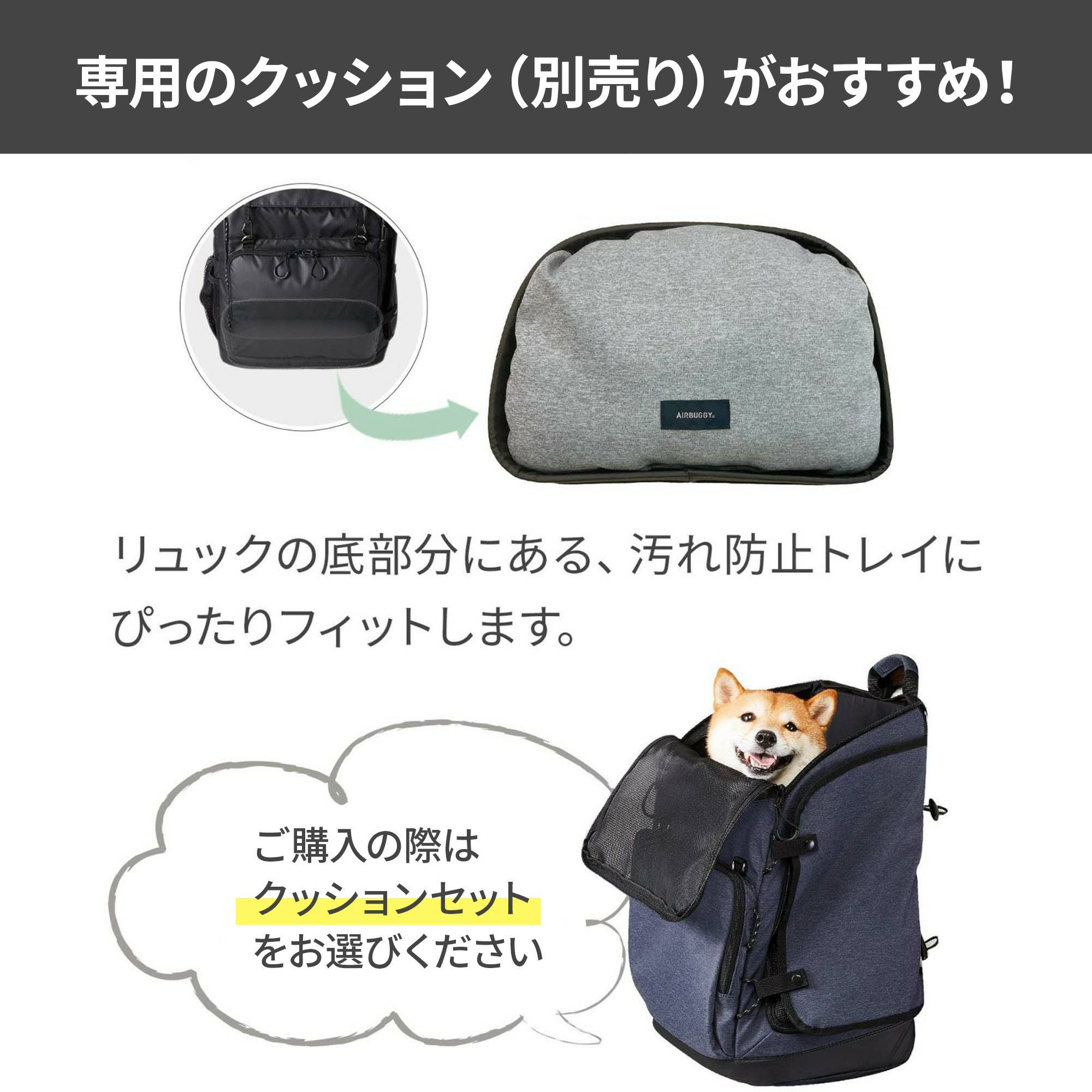 エアバギー 3ウェイバックパックキャリー [レギュラーサイズ