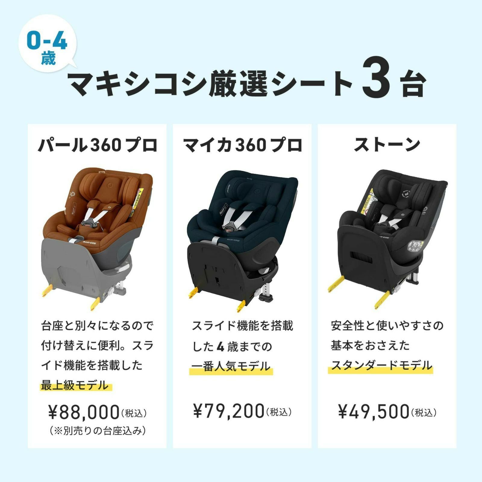 マキシコシ パール360 プロ | エアバギー公式オンラインストア