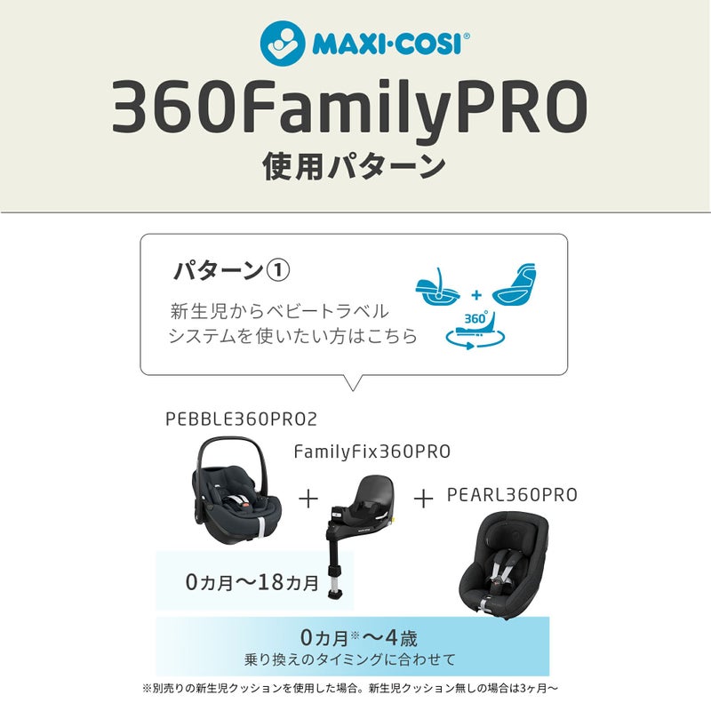 マキシコシ ファミリーフィックス360 プロ | エアバギー公式オンライン 