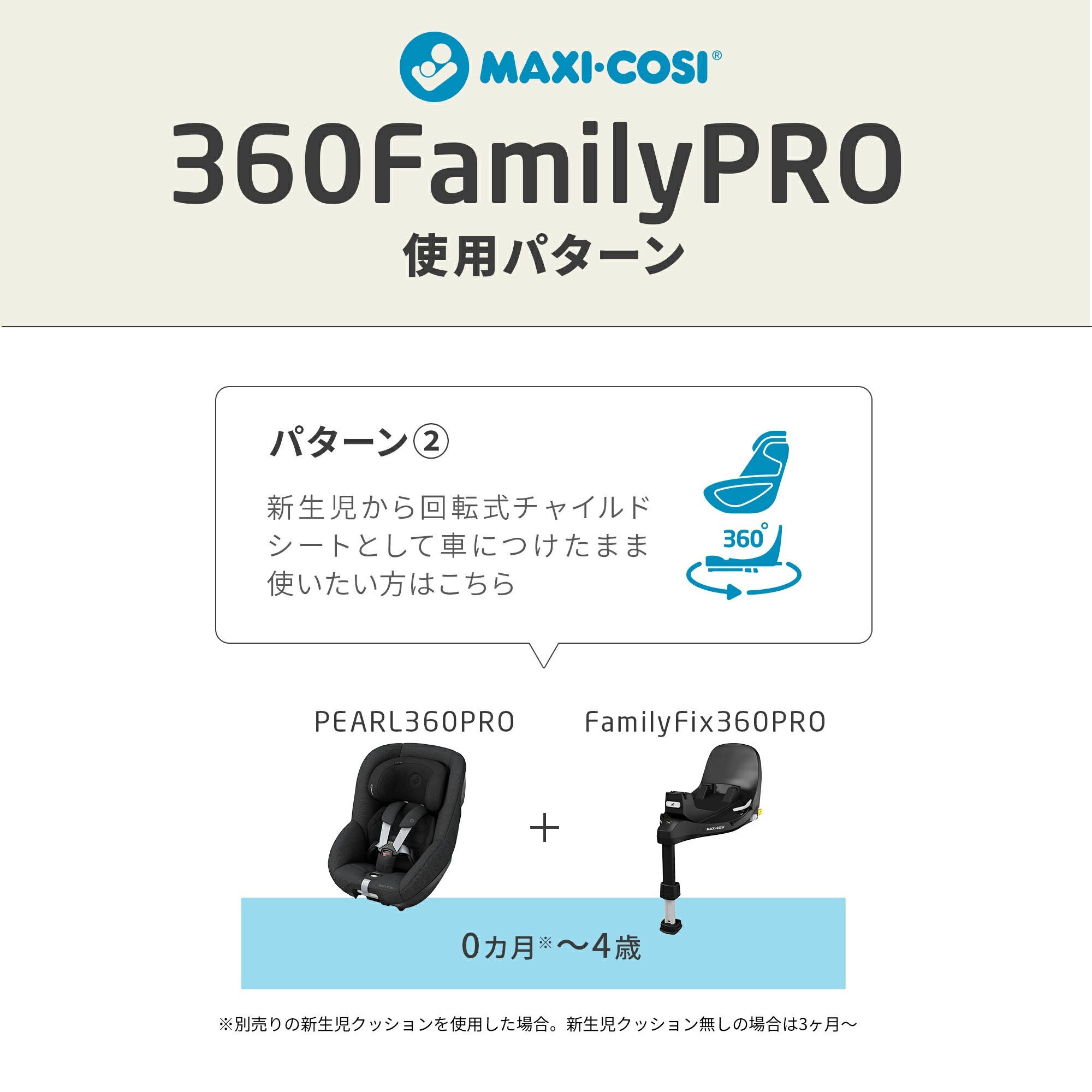 マキシコシ ファミリーフィックス360 プロ | エアバギー公式オンライン