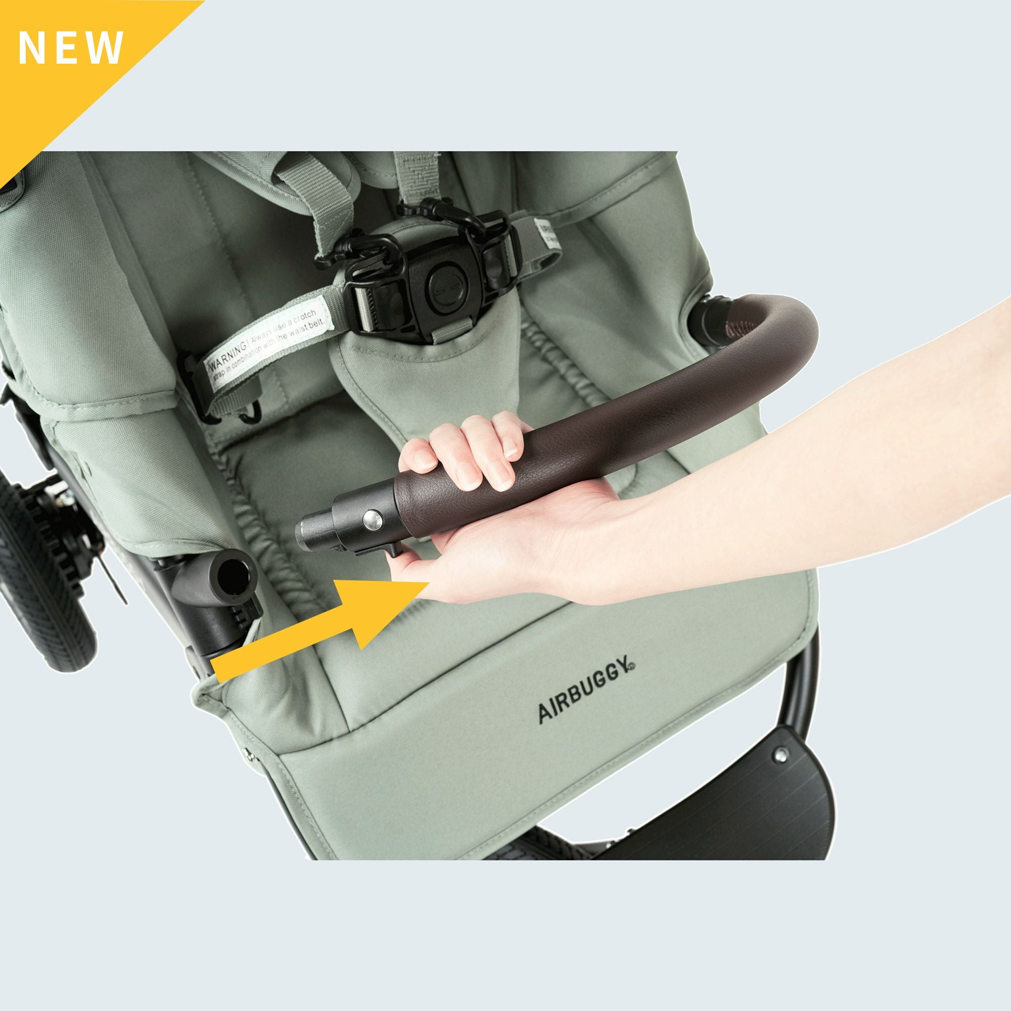 ブレーキシリーズ専用 合皮フロントバー（開閉式） | エアバギー公式