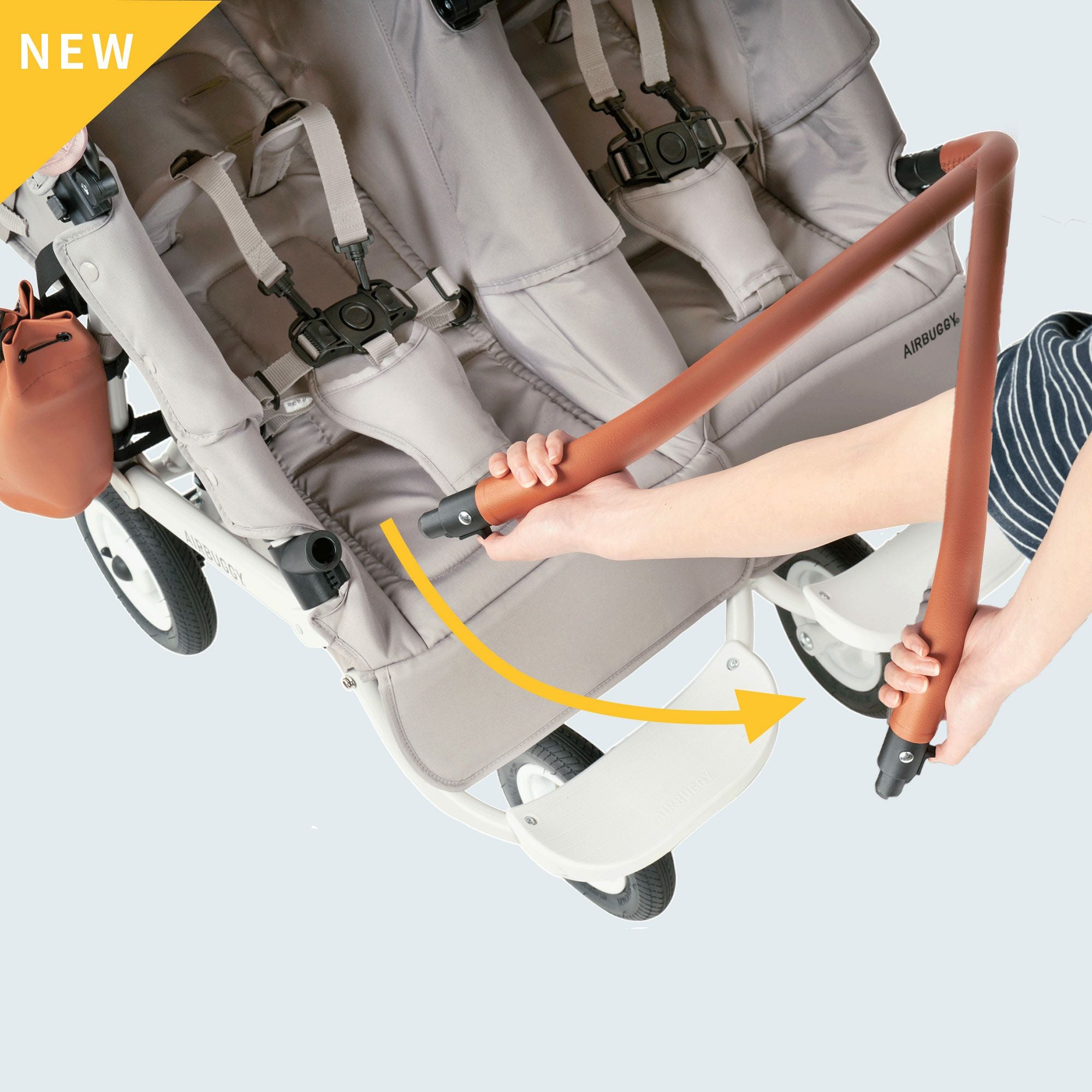 ダブルシリーズ専用 合皮フロントバー（開閉式） | エアバギー公式