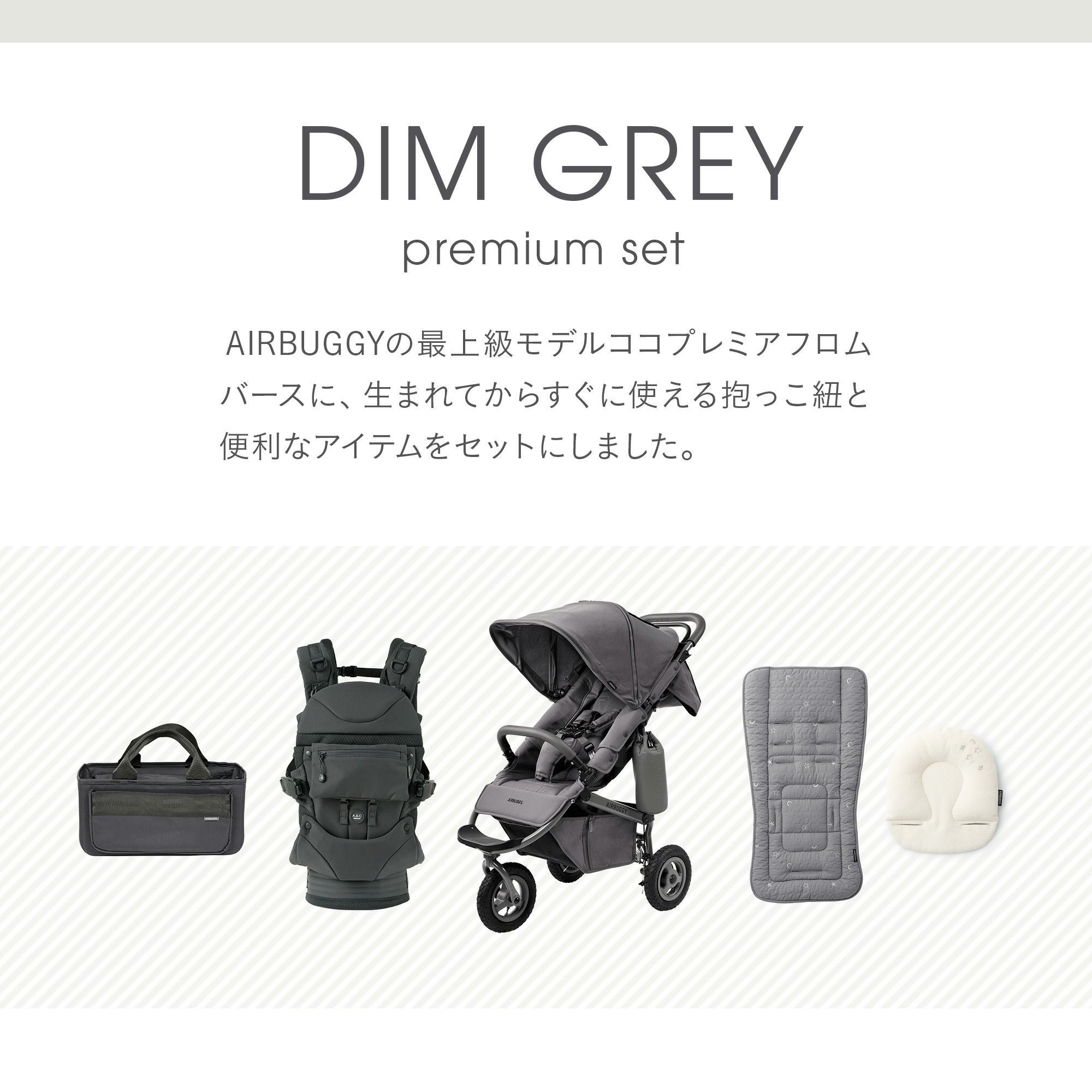 エアバギー ディムグレー [ココプレミア ＋ ベビーキャリア コンフォ
