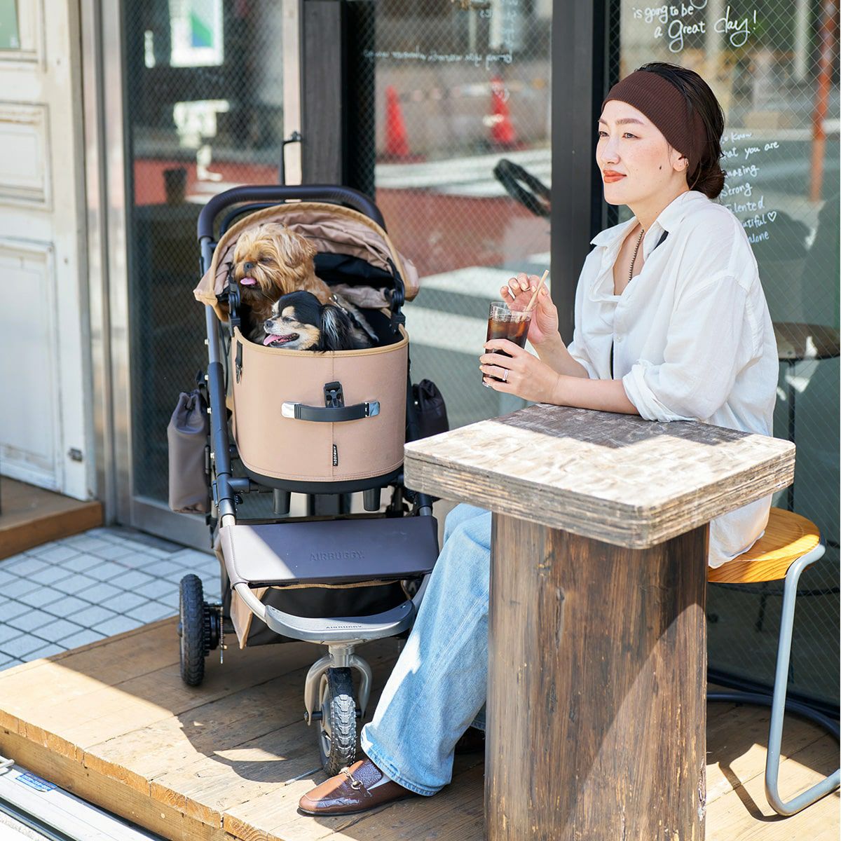 ドーム3 プレミア モスグリーン / シードベージュ | エアバギー公式