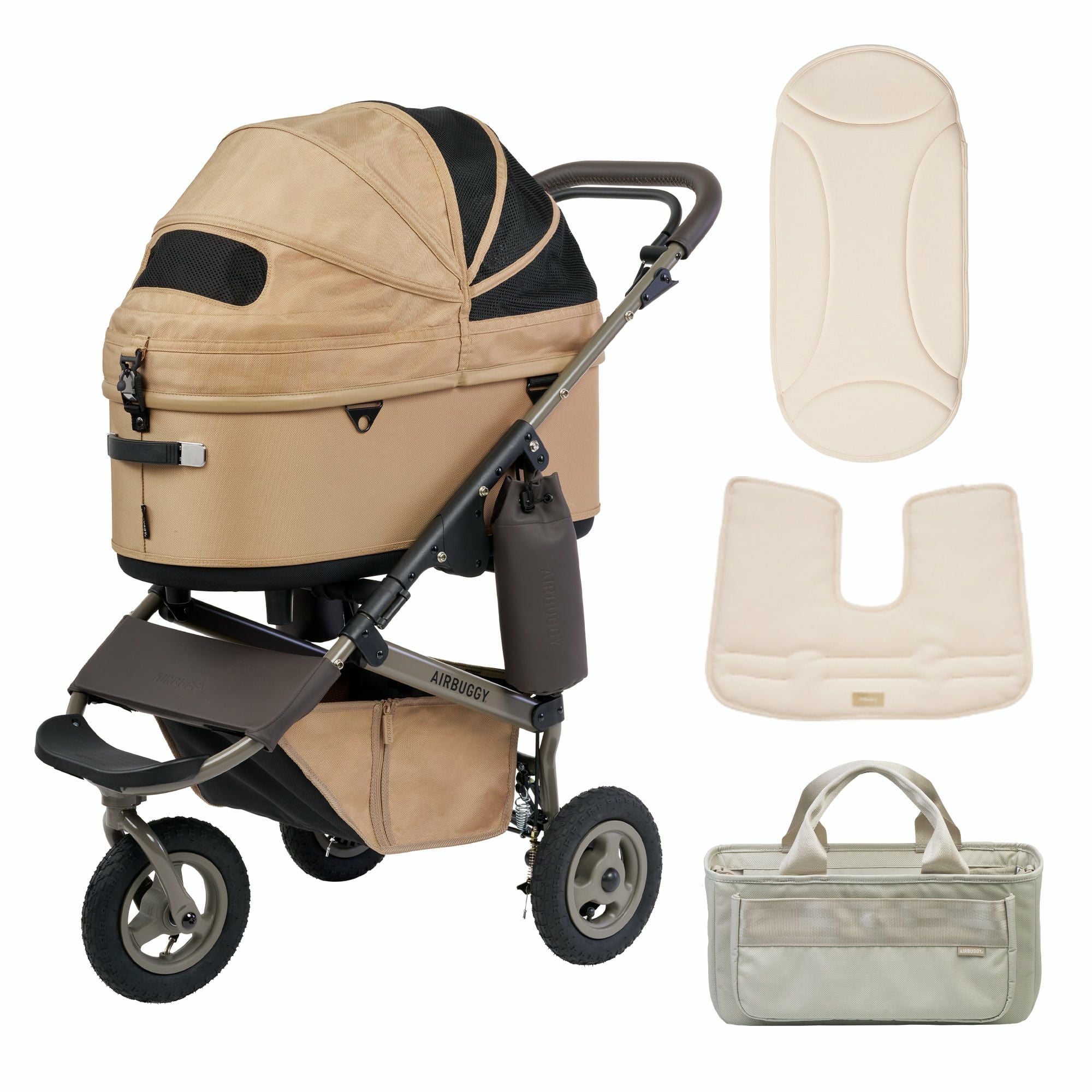 AIRBUGGY ペットカート ベージュ シードベージュおすすめセット | エアバギー公式オンラインストア