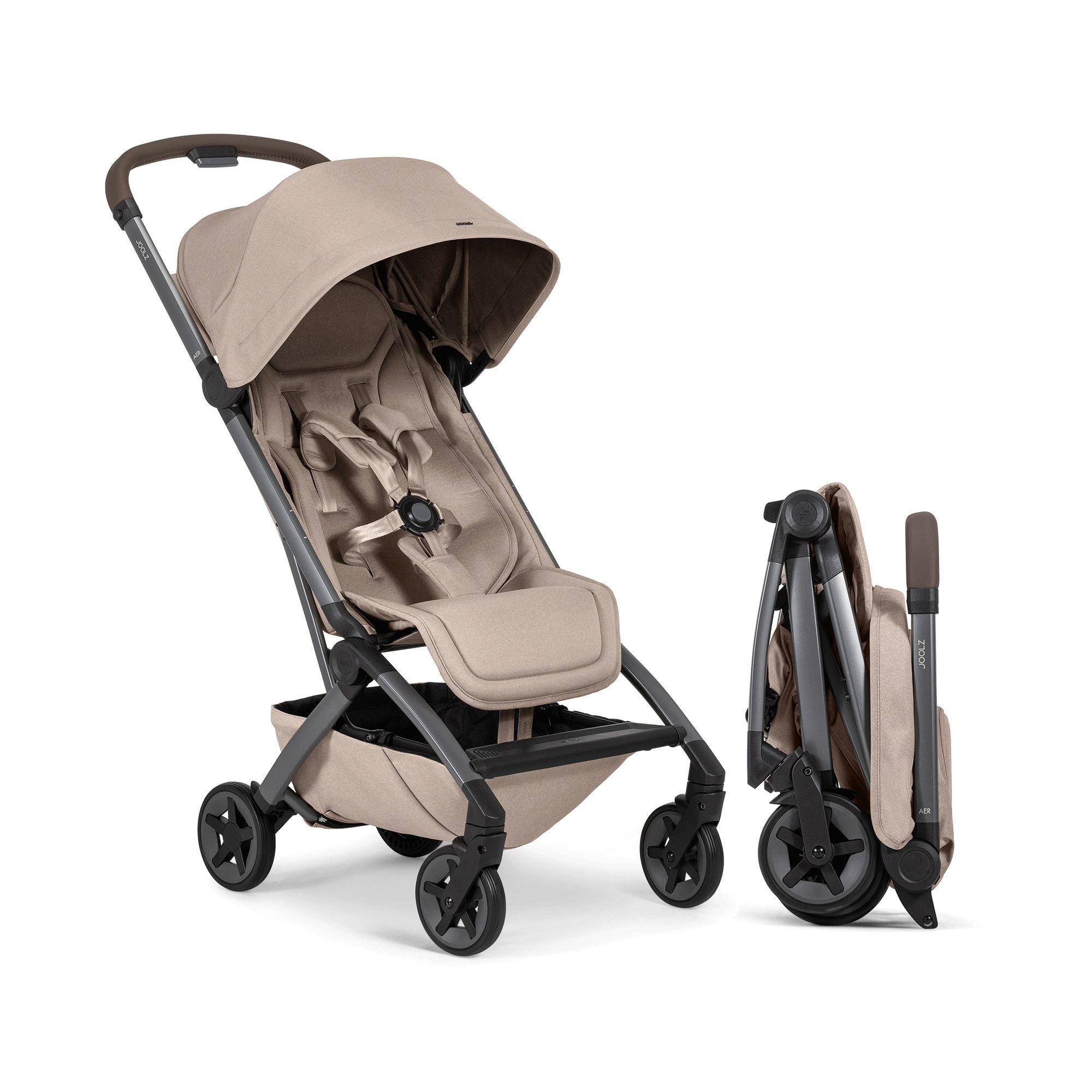安安AirBuggy ベビーカー ベージュ ベビーカー直営店「エアバギー」人気モデルは新生児から使えるタイプ