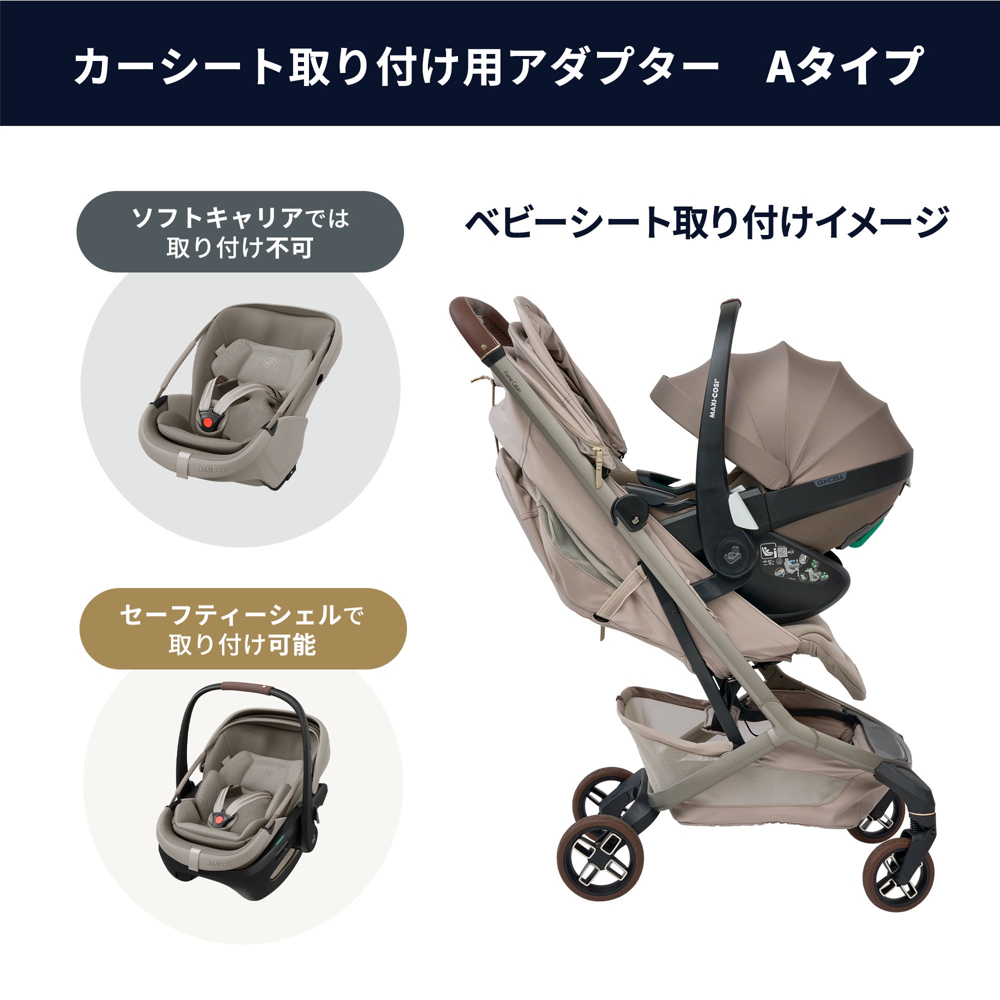 マキシコシ フェイムキャビン専用 純正オプション | エアバギー公式