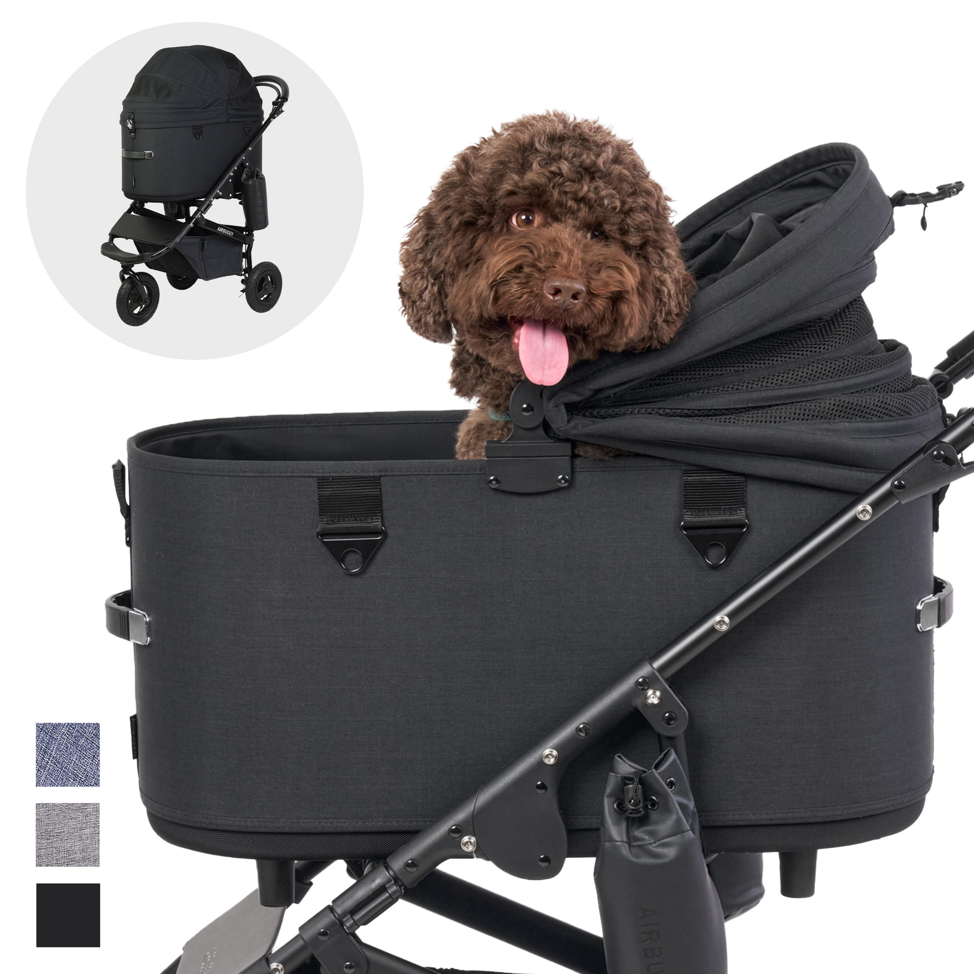 ペットカート ブラック ʕ•ᴥ•ʔ‪‪❤︎AIRBUGGY AIRBUGGY ペットカートの - ペットカートのエアバギー | PET FOR ペットカート