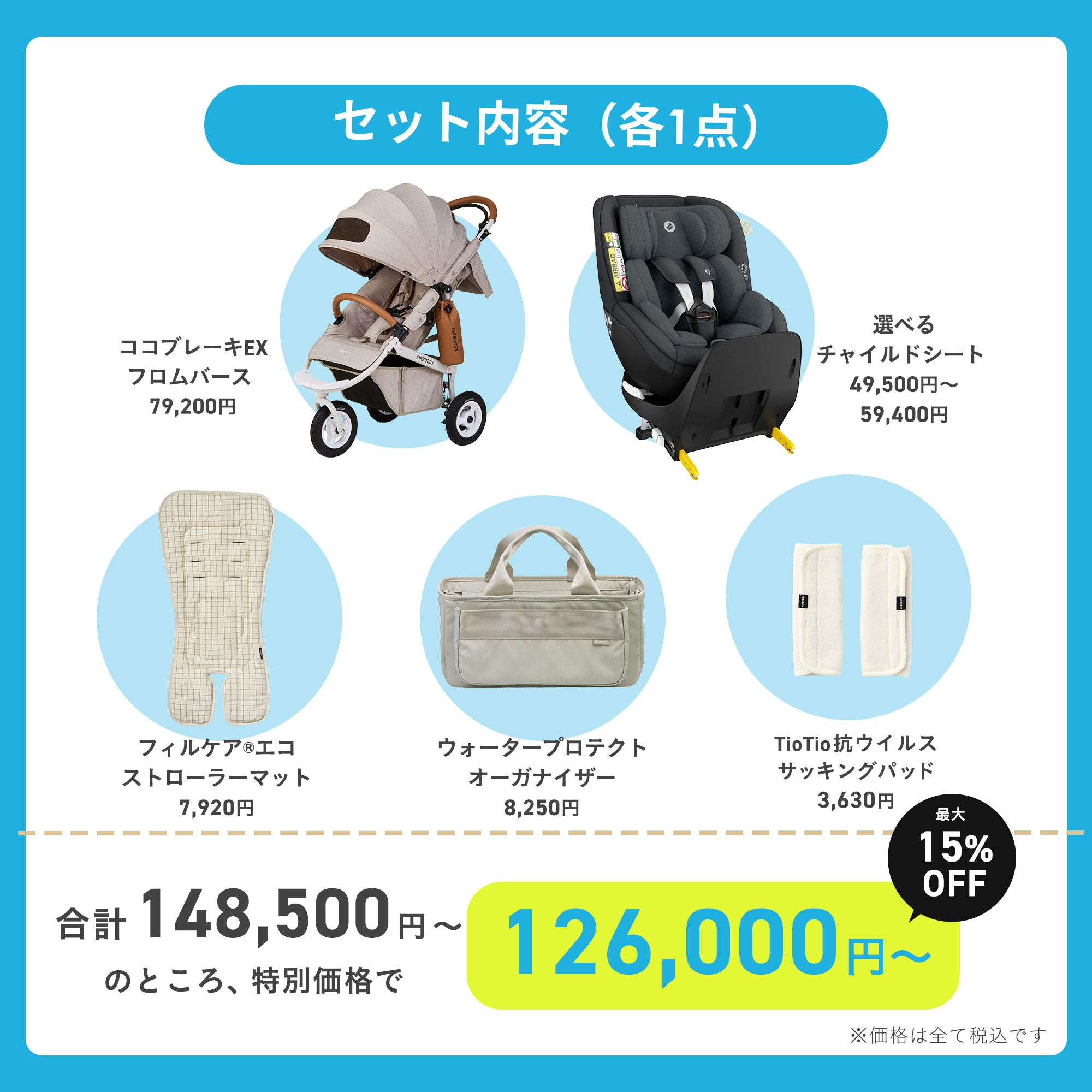 ココブレーキEXフロムバース＋エアバギー純正オプション＋